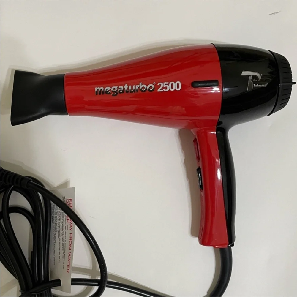 New MEGATURBO 2500 Italian High Performance Professional Handheld Hair Dryer